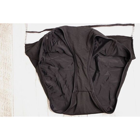 XOXO Blue Novelty Trim 1pc Sweetheart Strapless Swimsuit sz MEDIUM - Picture 9 of 10